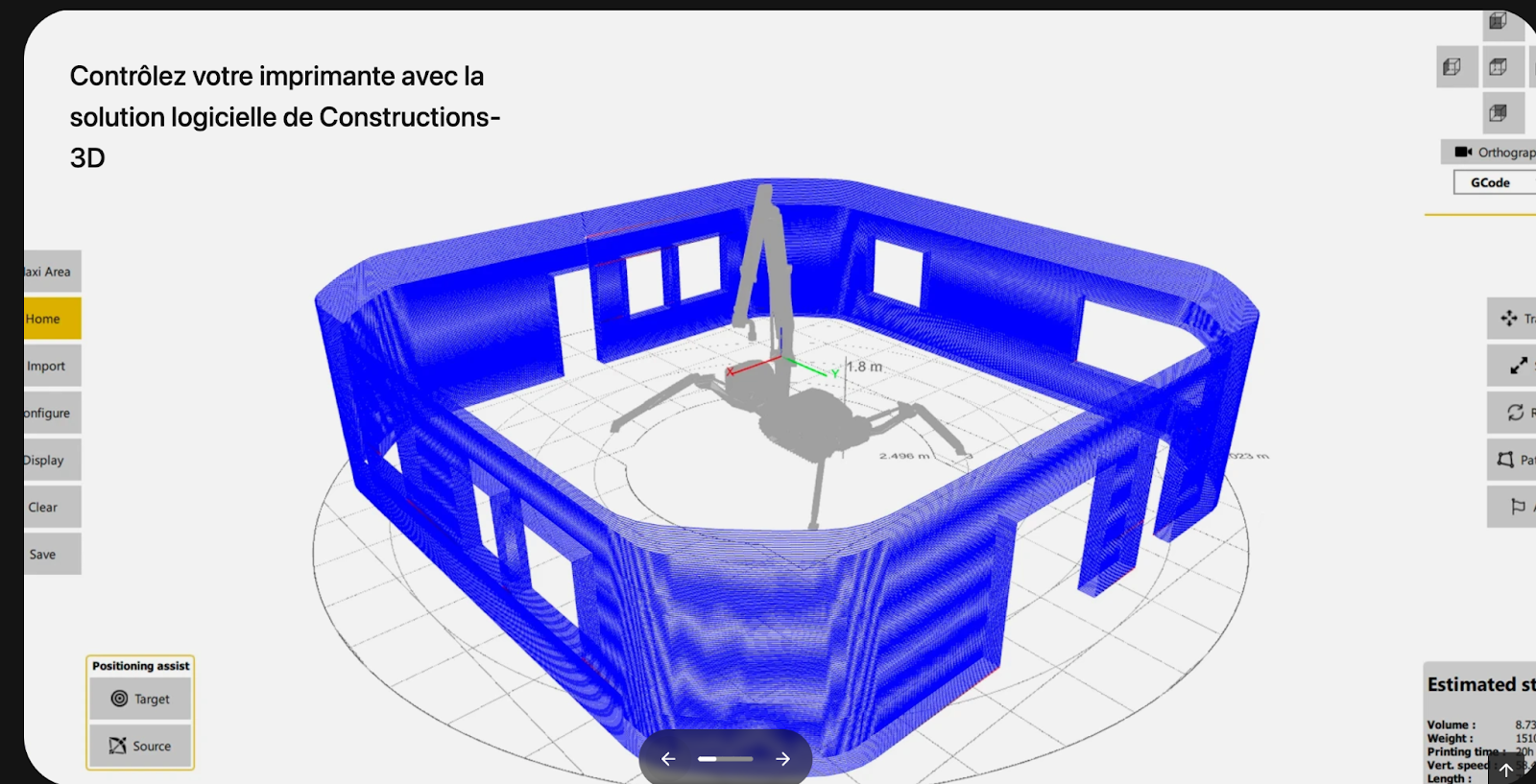 Impression 3D béton